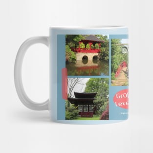 Greetings from Leverkusen Japanese garden Mug